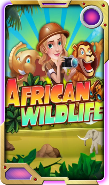 African Wildlife Slot Card